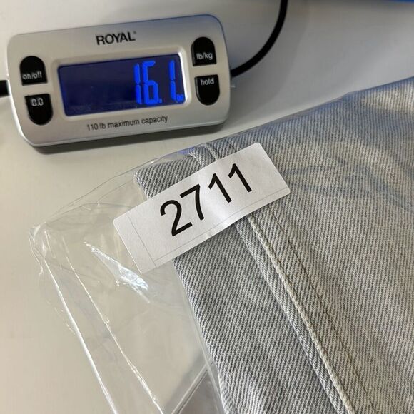 Pacsun Jeans Ultra High Rise Slim Womens 24 Distressed Button Fly Straight - Picture 10 of 10